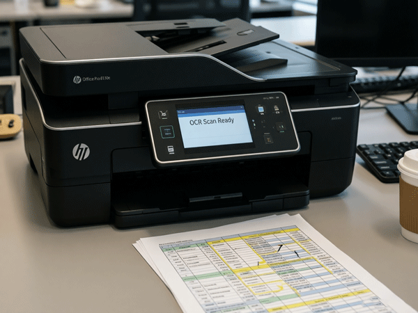 HP OfficeJet Pro 8130e 如何使用 OCR 扫描？（HP+ 服务深度解析）