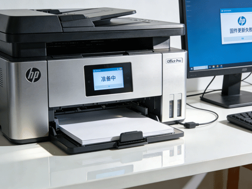 HP OfficeJet Pro 9122e 卡在“准备中”无法开机？固件死循环的紧急报修指南